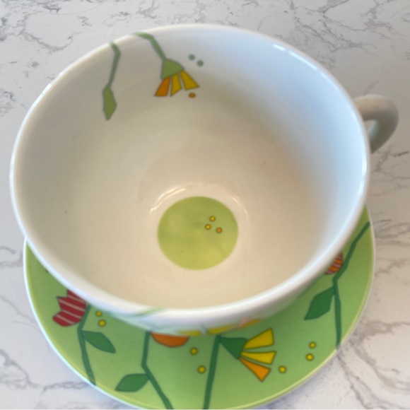 Haba Whimsical ceramic mug and saucer, NWOT, rare - Picture 5 of 7